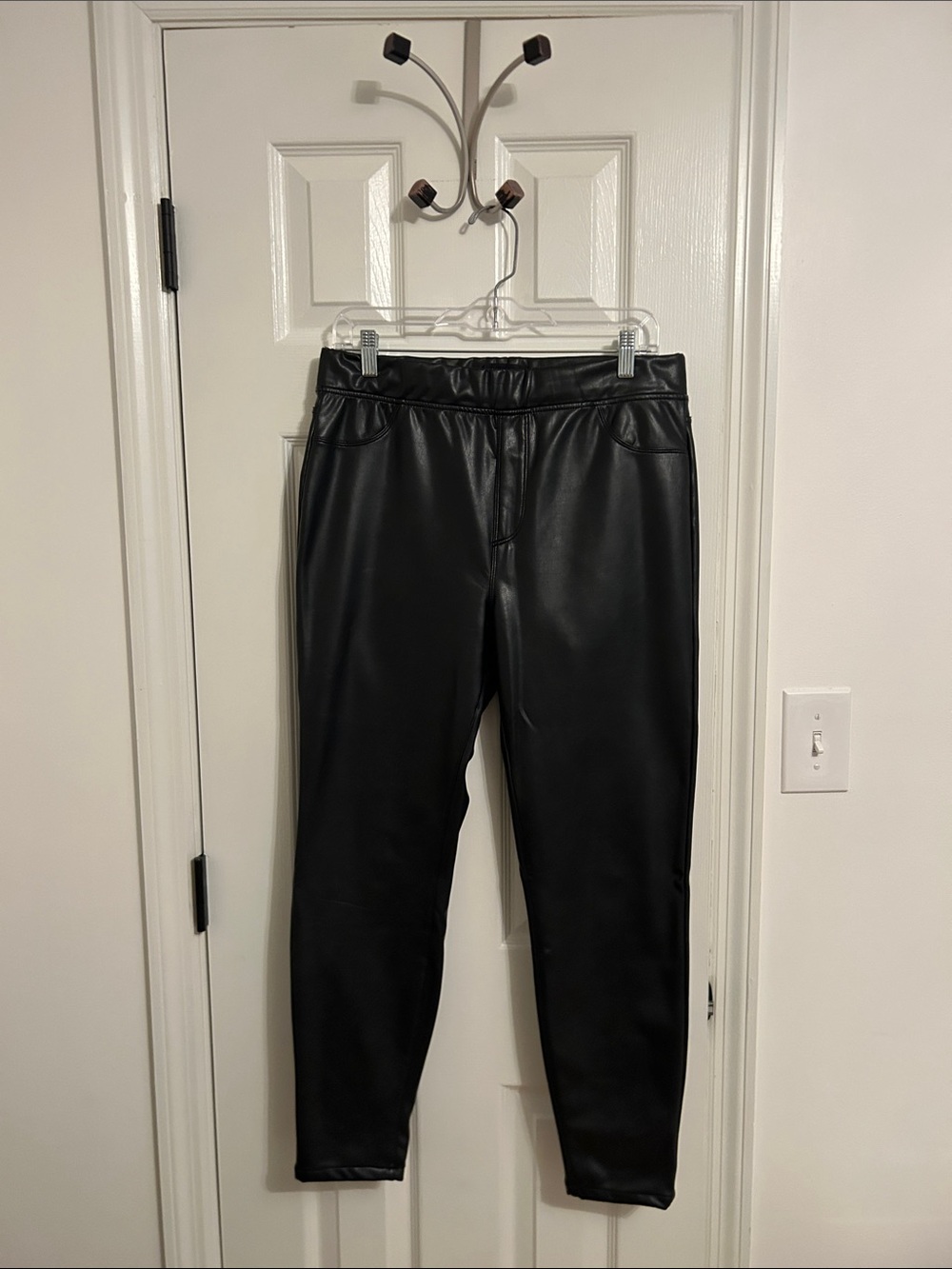 Sanctuary Black Faux Leather Pants